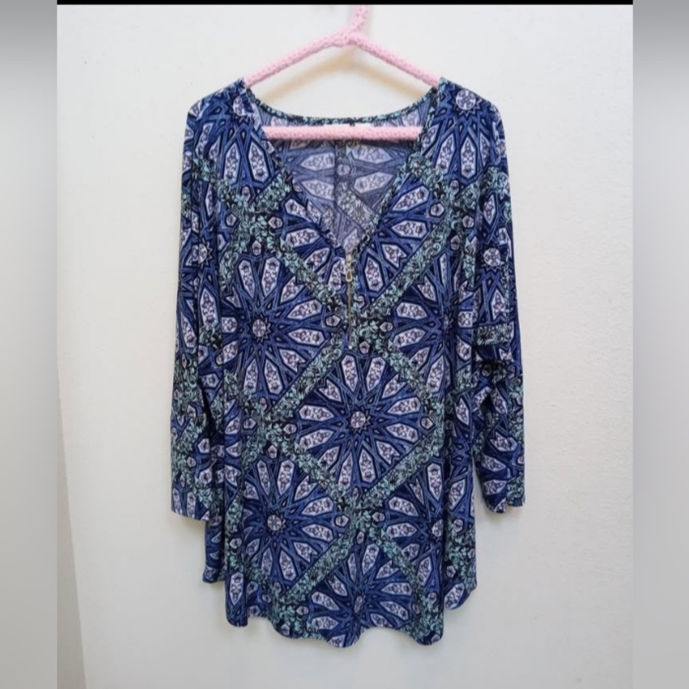 Women's 3XL 26/28 Cato Tunic Top Blouse